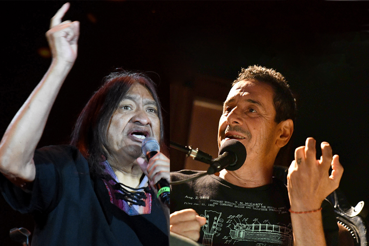 Ricardo Mollo y Rubén Patagonia grabaron una versión en mapuche de un clásico de Divididos