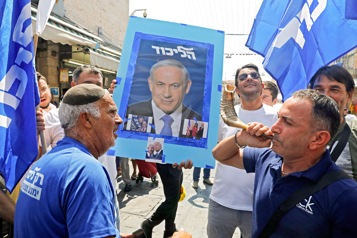 Votan hoy en Israel un nuevo gobierno pero Netanyahu no se rinde