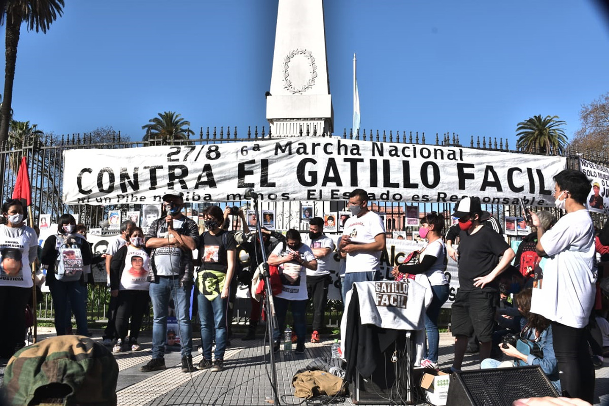 En la Plaza de Mayo, la mamá de Facundo pidió la renuncia de Sergio Berni