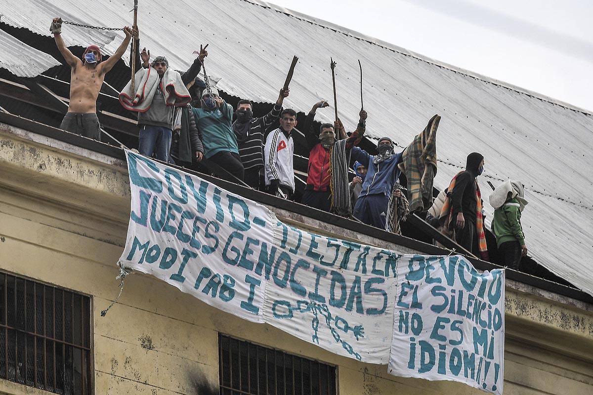Covid-19: tras las protestas, acuerdan una mesa de diálogo en la cárcel de Devoto
