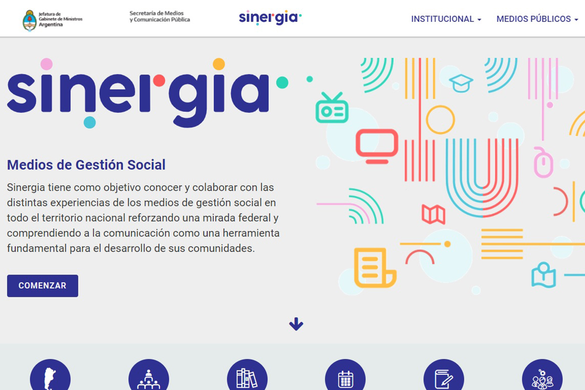 Sinergia, una herramienta para potenciar a los medios de gestión social
