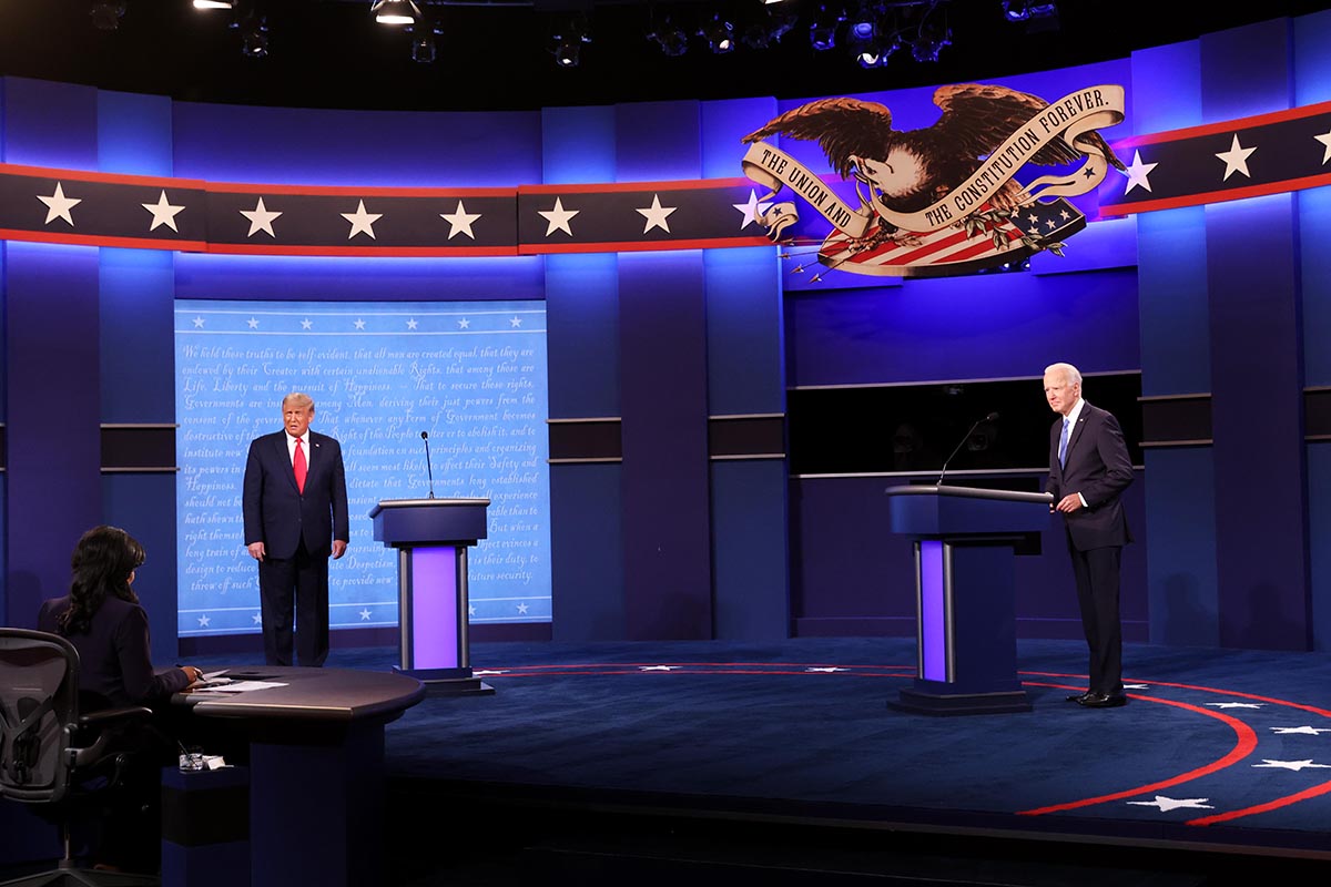 A 12 días de las elecciones, Trump y Biden expusieron sus diferencias en el último debate