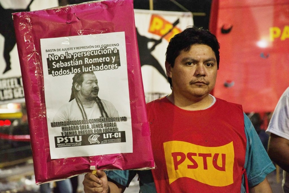 Liberaron a Daniel Ruiz, el militante detenido por protestar contra la reforma previsional