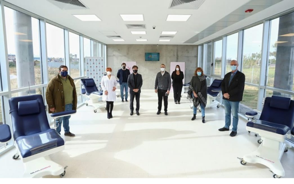 Inauguraron un centro de hematología en provincia donde se donará plasma para enfermos de Covid-19
