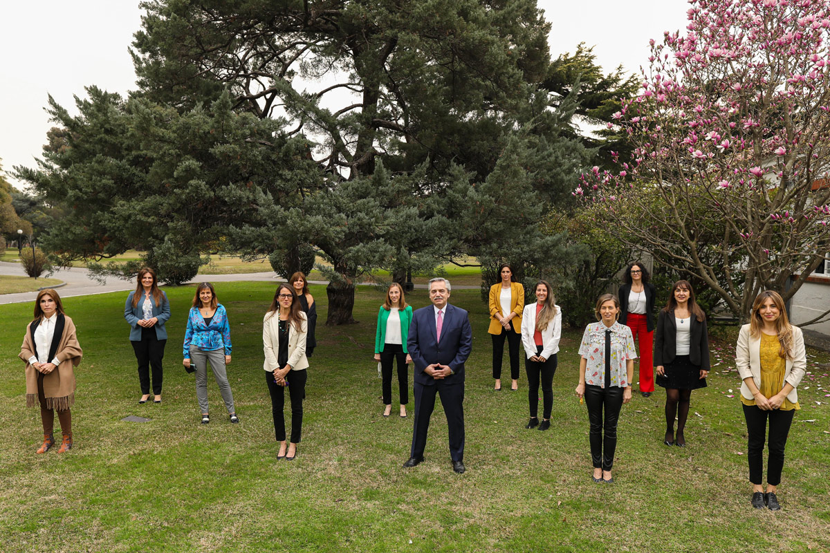 Un día feminista en la administración Fernández