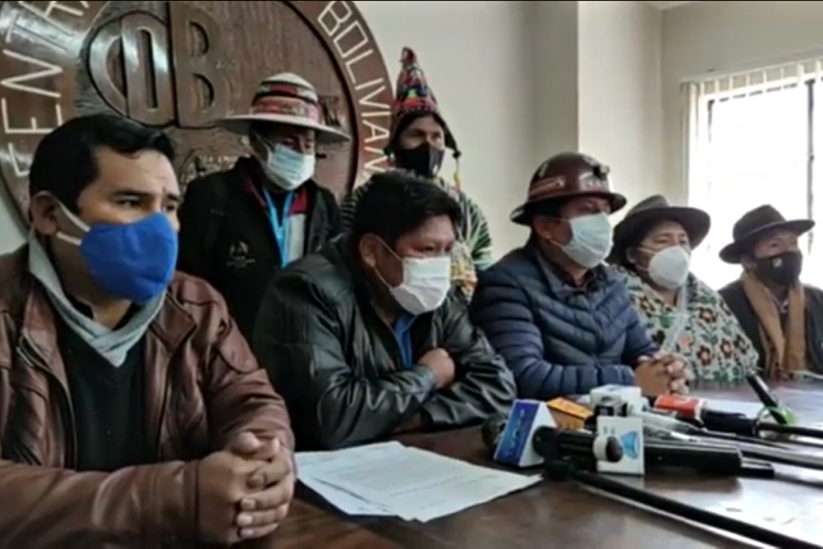 Buscan garantizar una salida democrática para Bolivia