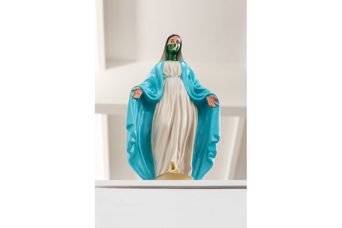 Tras ser censurada por el gobierno, desapareció la ‘Virgen Abortera’