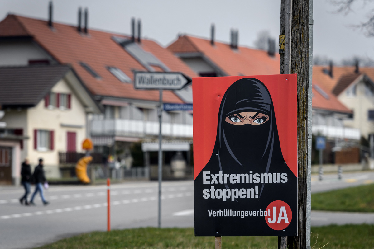 Ley polémica: Prohiben en Suiza que las mujeres musulmanas vayan con la cara cubierta en espacios públicos