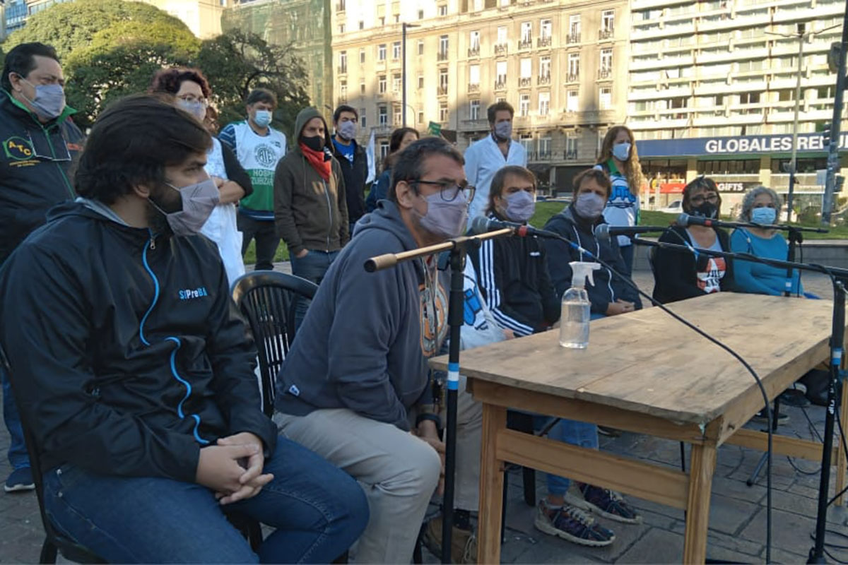 Jornada de protesta en CABA: “Lo esencial es la vida, no a la campaña de Larreta”