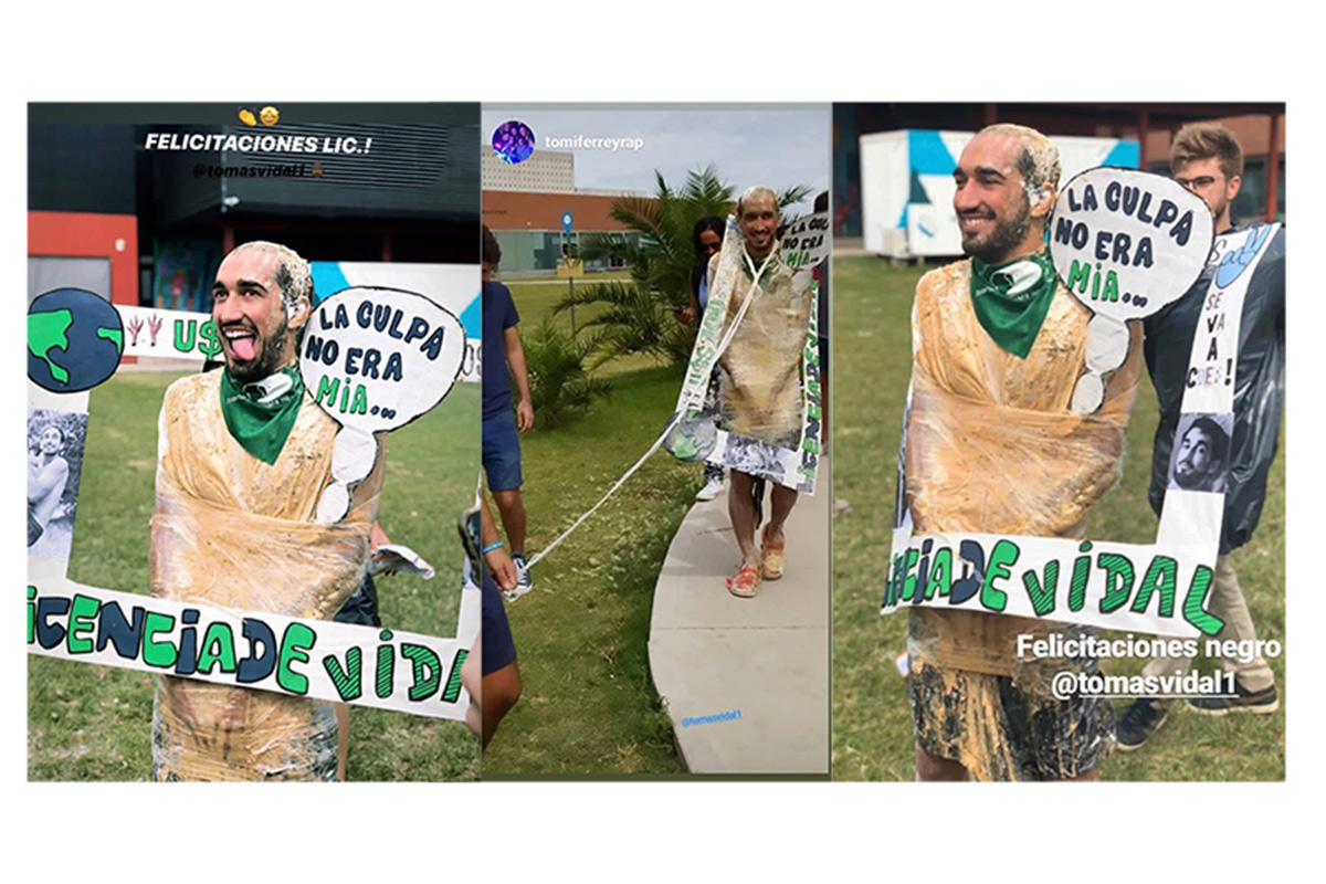 Le sacaron el título al egresado que se burló de los femicidios