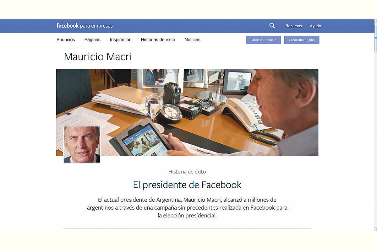 Facebook, la red favorita de Cambiemos, ya recibió 99 millones en pauta oficial