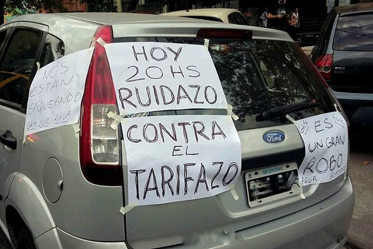 Resistencia ciudadana: convocan cacerolazo contra el aumento en las tarifas