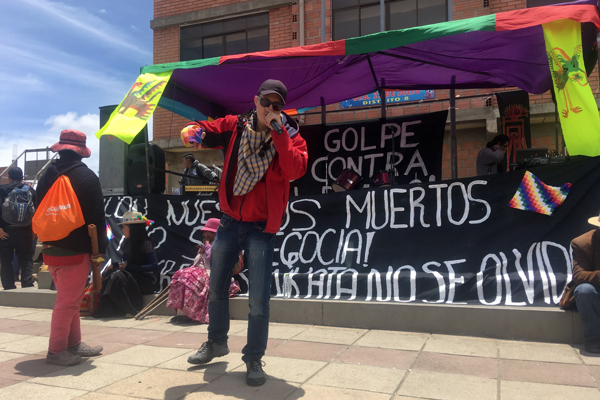 Mino Walaycho: rap boliviano contra el golpe de Estado