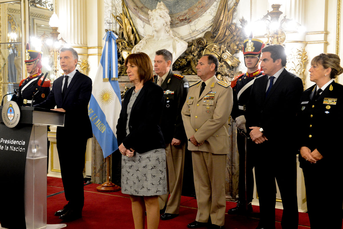 Firme respaldo de Macri a las fuerzas de seguridad: «Tenemos que cuidar a quienes nos cuidan»