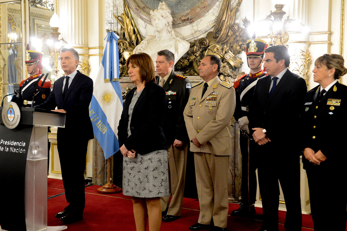 Firme respaldo de Macri a las fuerzas de seguridad: «Tenemos que cuidar a quienes nos cuidan»