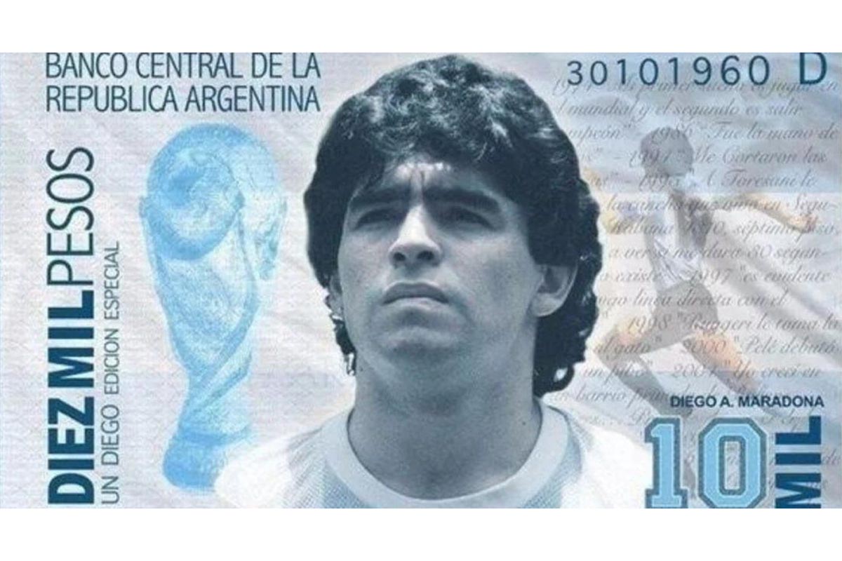 El valor de un símbolo: ¿Habrá un billete de Maradona?