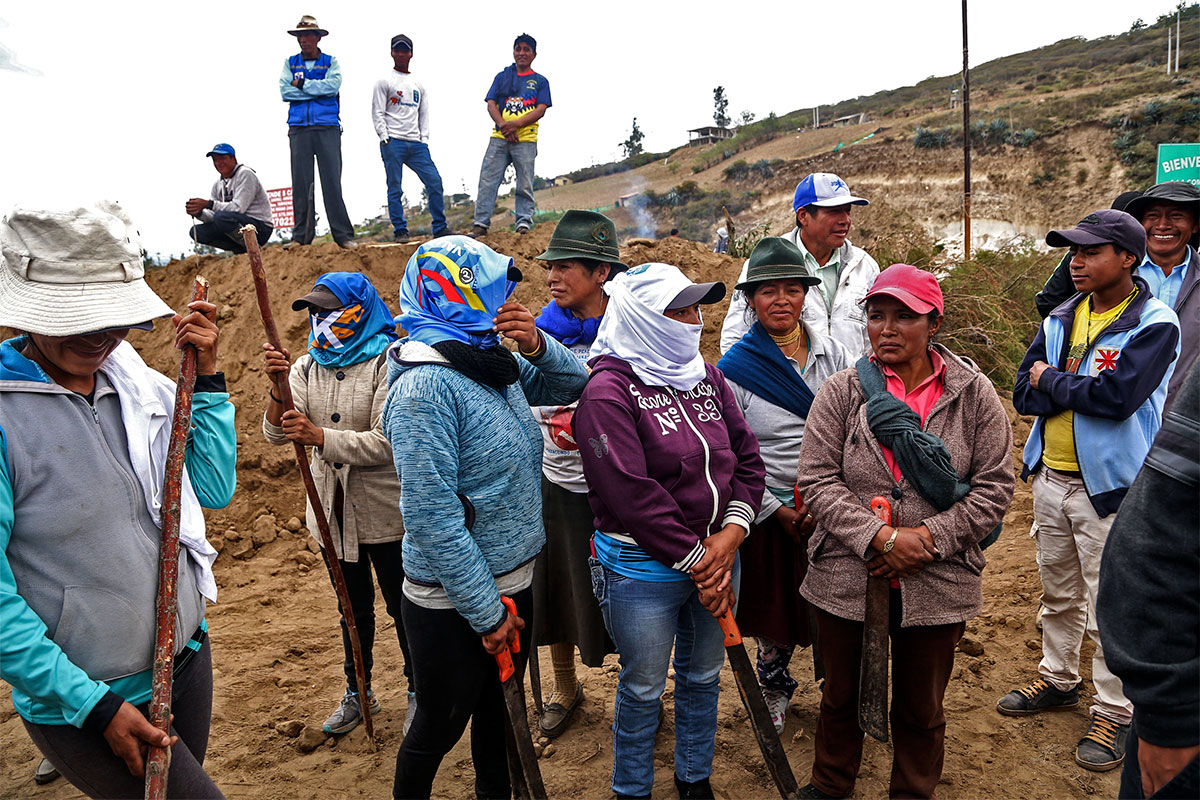 El pueblo indígena desciende las laderas de los Andes y toda América Latina se estremece