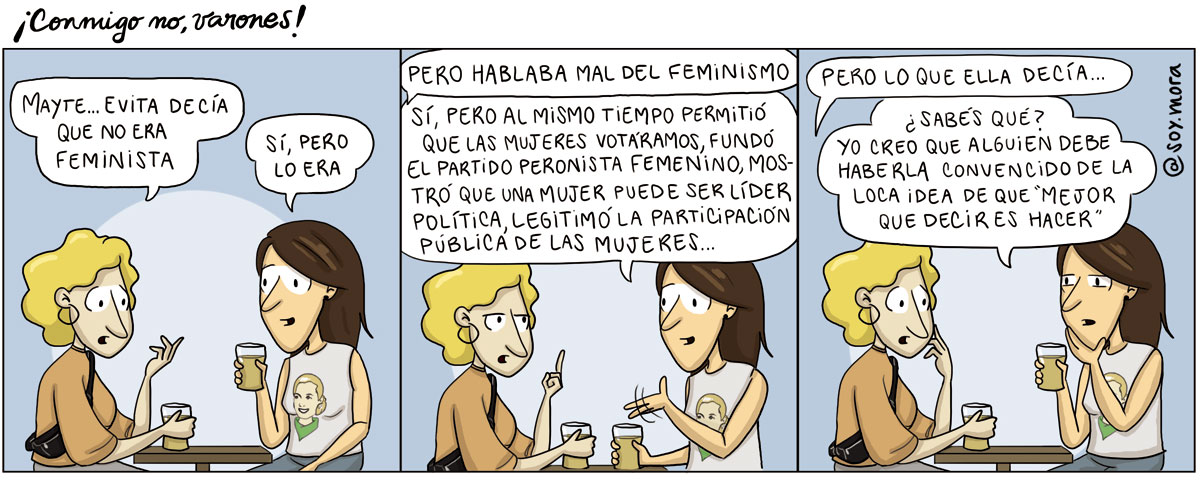 ¡Conmigo no, varones! – Mejor que decir es hacer