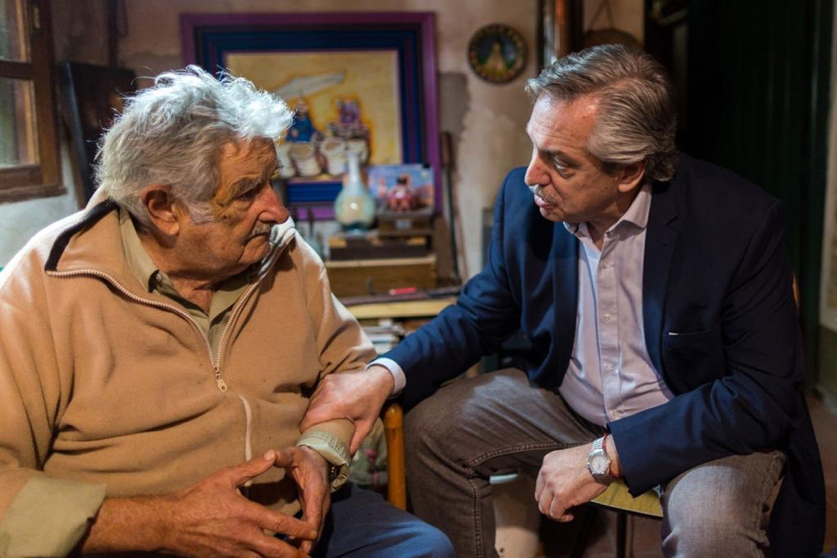 Alberto Fernández se reunió con Pepe Mugica: «Vuelvo a encontrarme con un viejo amigo»