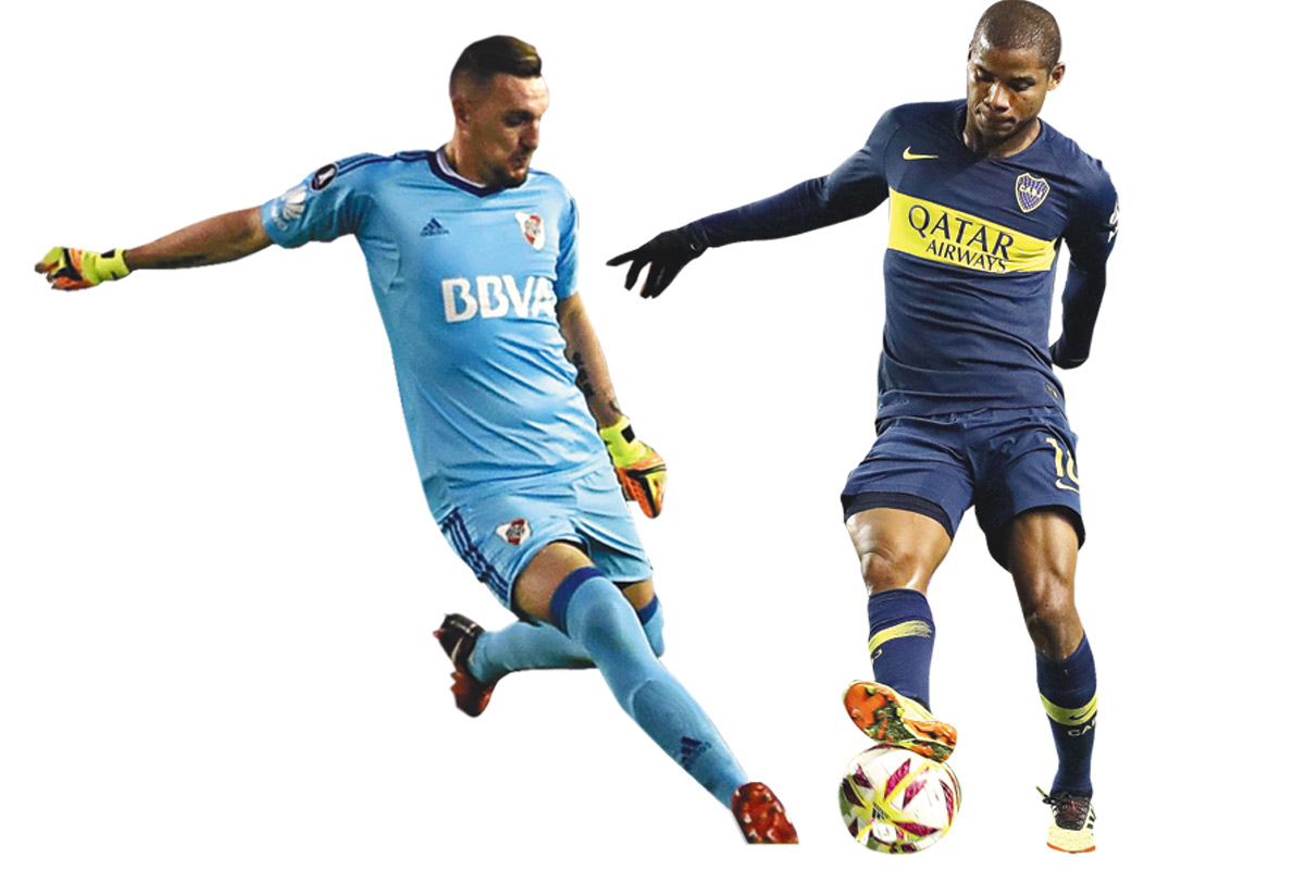 Armani y Barrios, los imprescindibles para  ver en el Superclásico