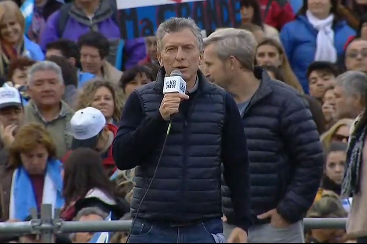 Macri: “Debemos reconocer que no son tiempos fáciles y que el peso cayó sobre la clase media»