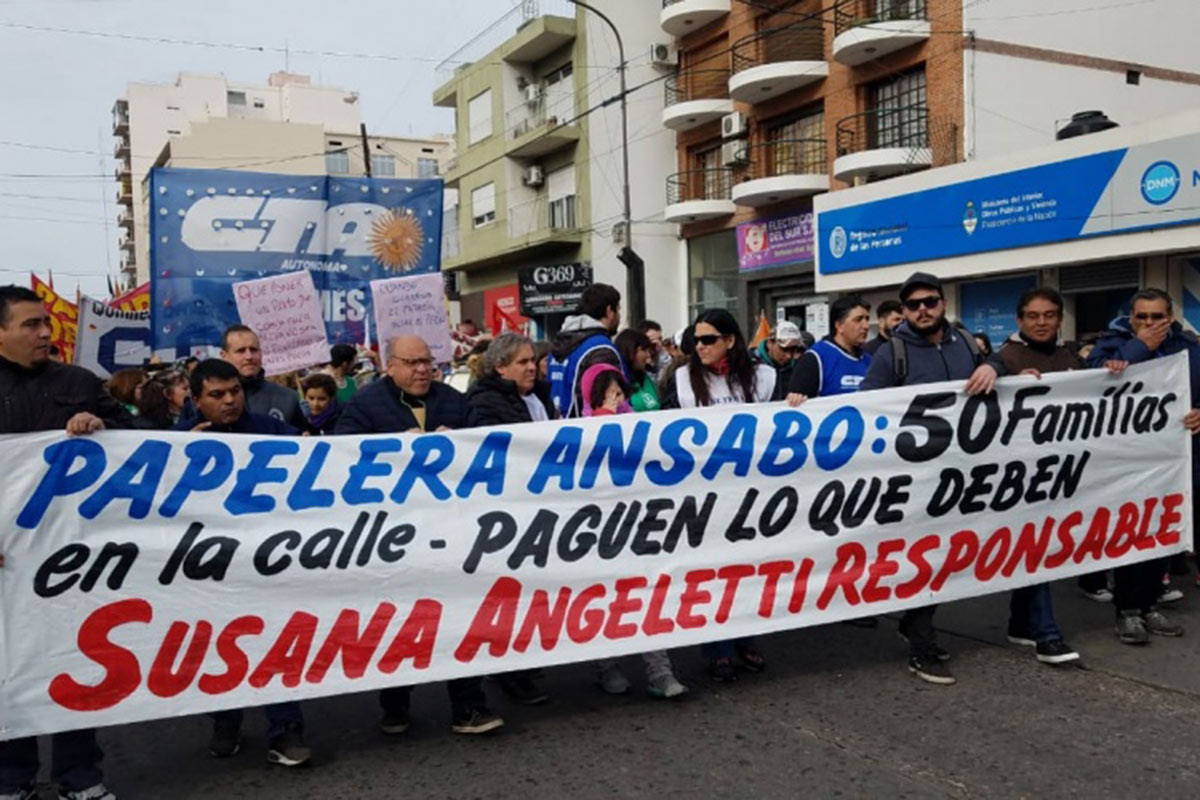 Trabajadores despedidos de Ansabo piden la expropiación para producir bajo gestión obrera