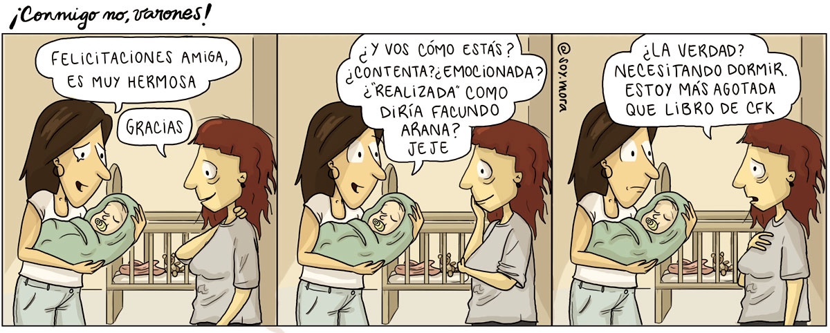 ¡Conmigo no, varones! – Agotadísima