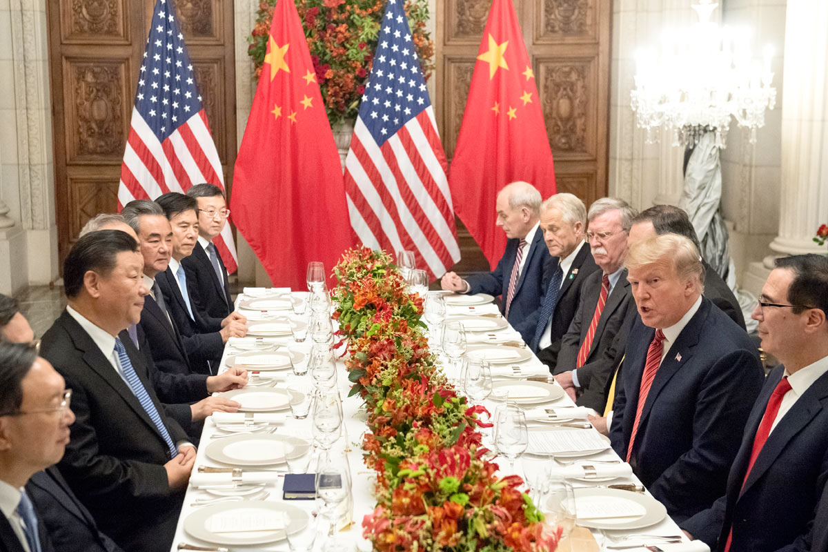 Al final hubo tregua tras una cumbre de dos horas entre el presidente chino y Trump
