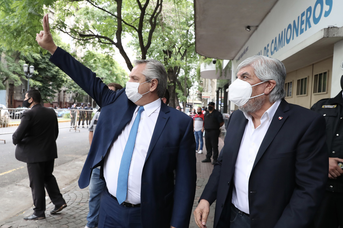 En el Día del Camionero, Alberto destacó el rol de trabajadores y sindicatos durante la pandemia