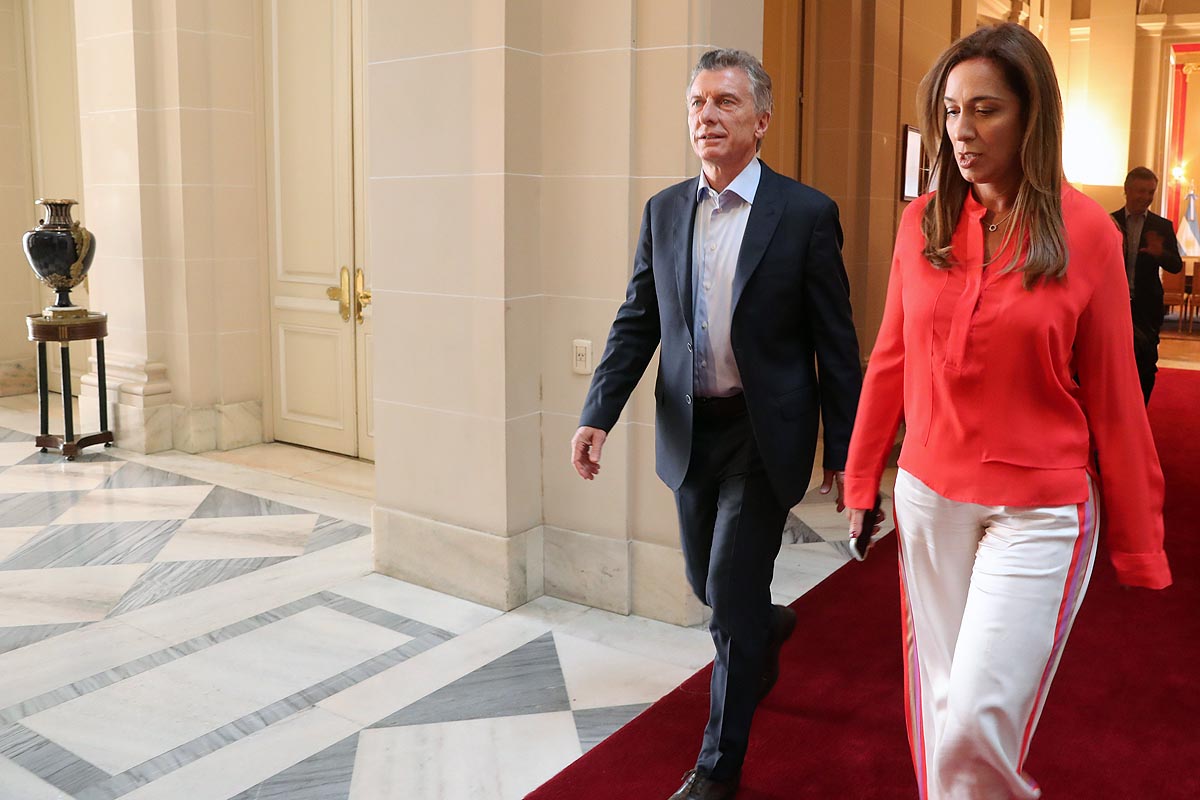 Macri arrancó su semana electoral junto a Vidal