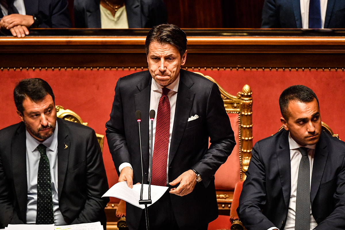 Conte anunció su renuncia como primer ministro de Italia: “Este gobierno se terminó”