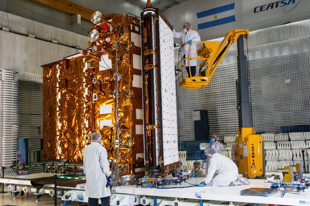 Así fue el lanzamiento del nuevo satélite argentino al espacio
