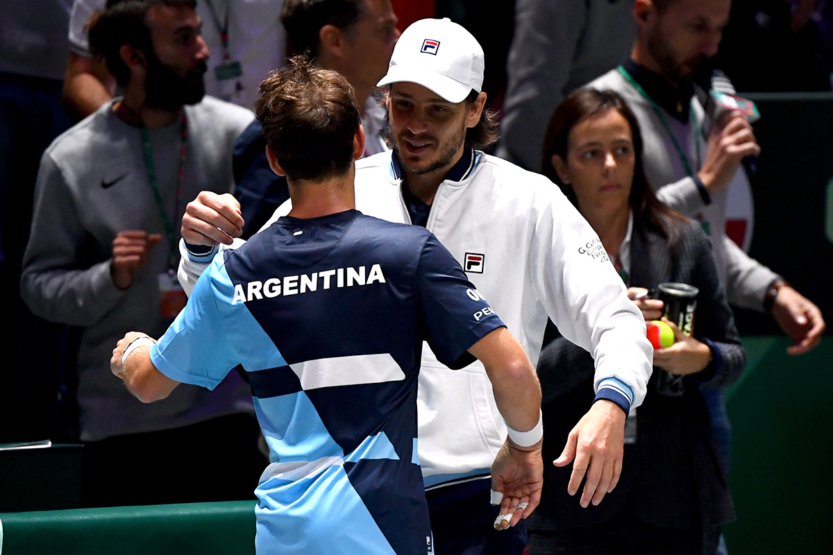 Argentina arrancó a paso firme ante Chile en la nueva Copa Davis