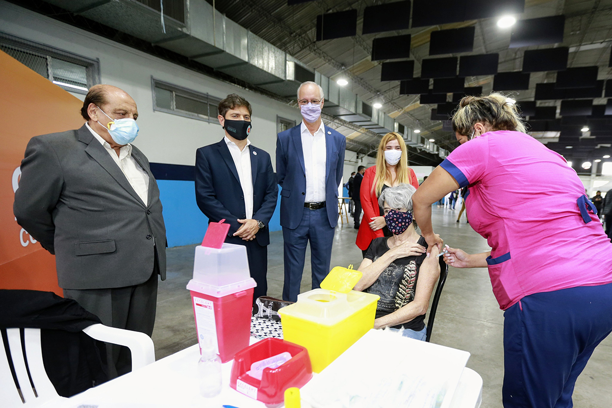 Kicillof celebró que en la Provincia hay «más de un millón y medio de vacunados»