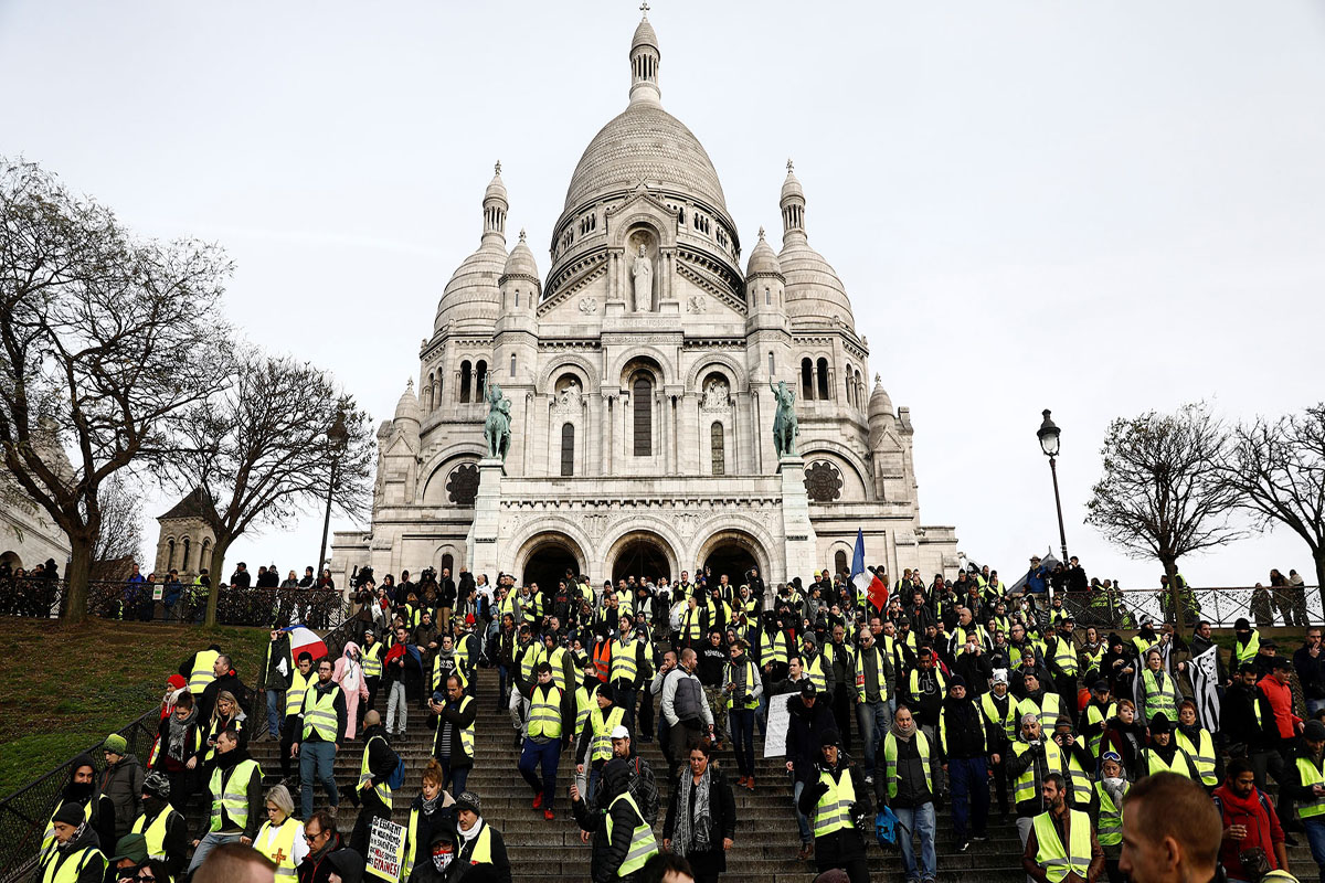 Por séptimo sábado consecutivo, los “chalecos amarillos” marcharon por toda Francia