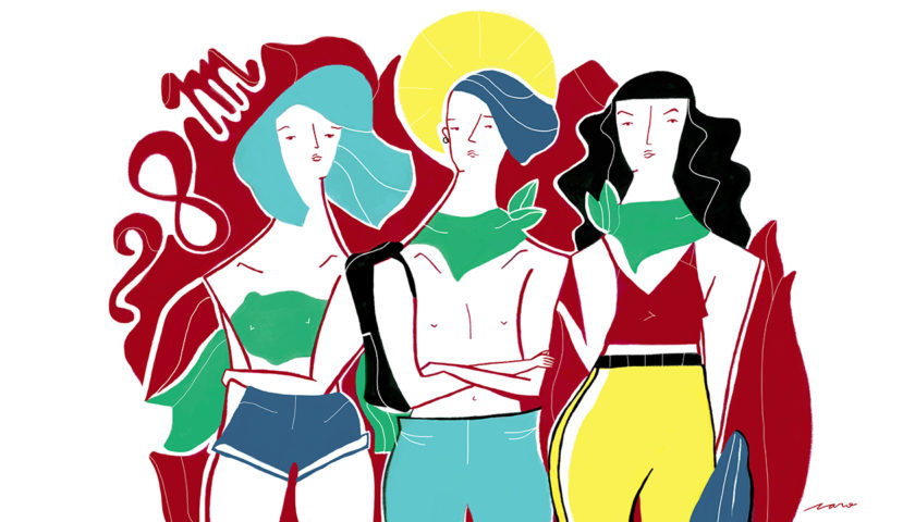 Marea verde ilustrada