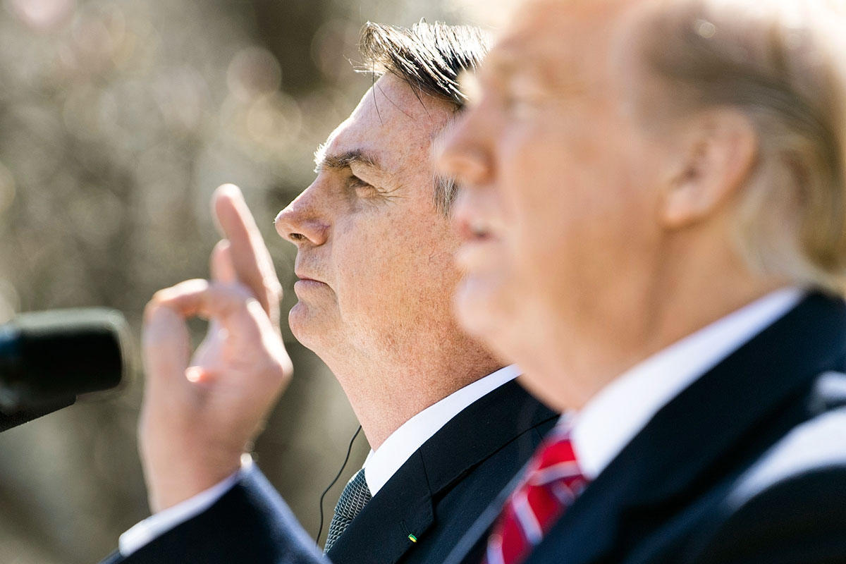 Bolsonaro busca con Trump el aire que le quita la economía brasileña