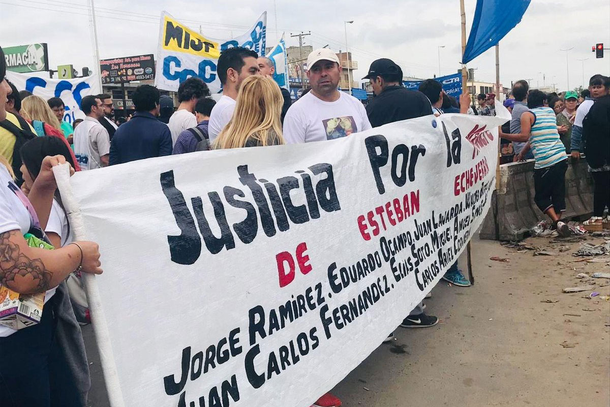 Marcha y reclamo de justicia por los nueve muertos en la Masacre de Esteban Echeverría