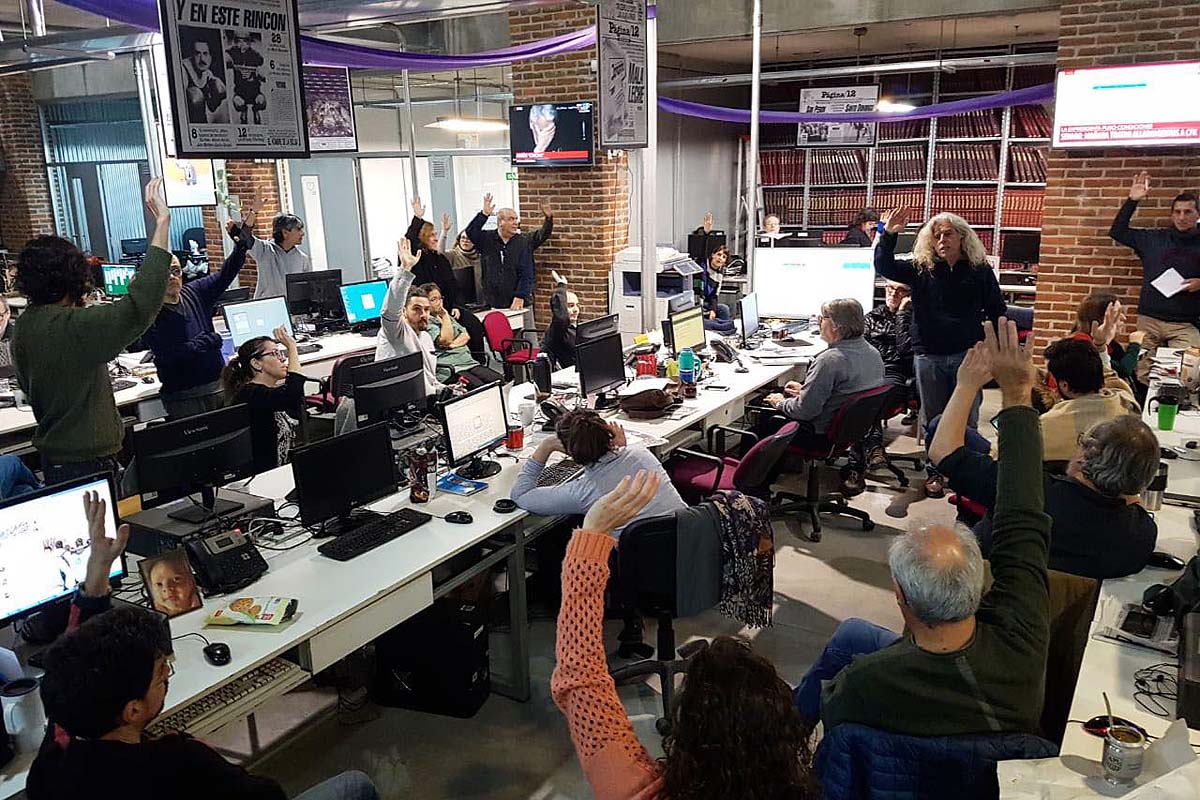 Nuevo paro en Página 12 por la demora en el pago de la paritaria