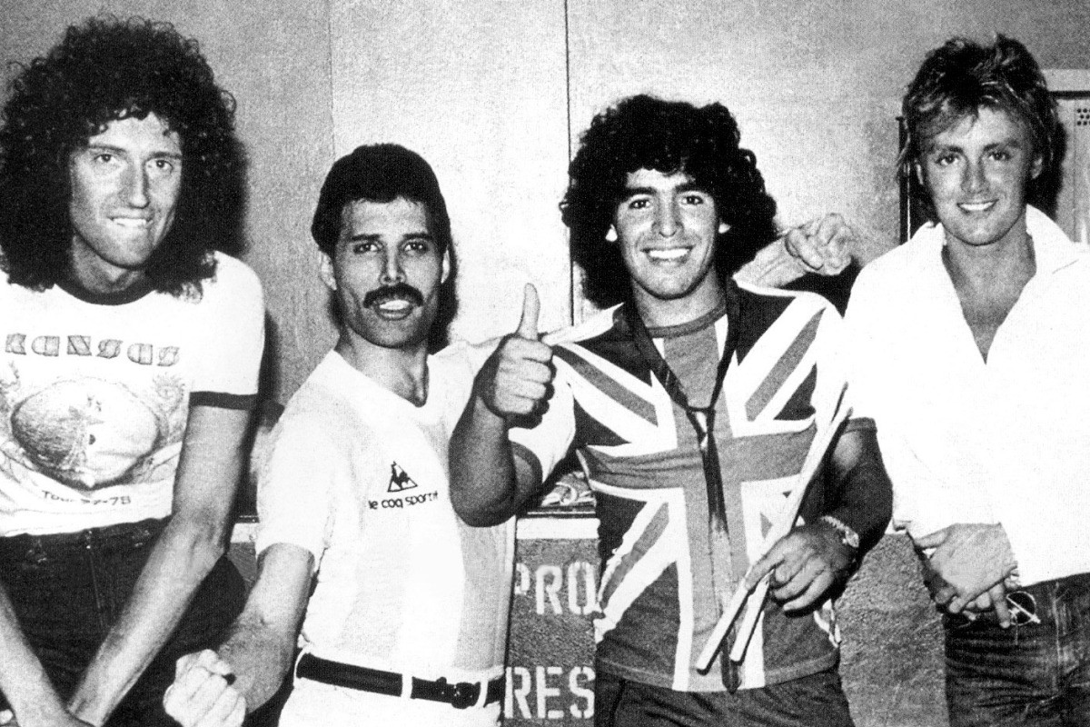 Queen en la Argentina: una banda gigante en su mejor momento y la magia de Diego