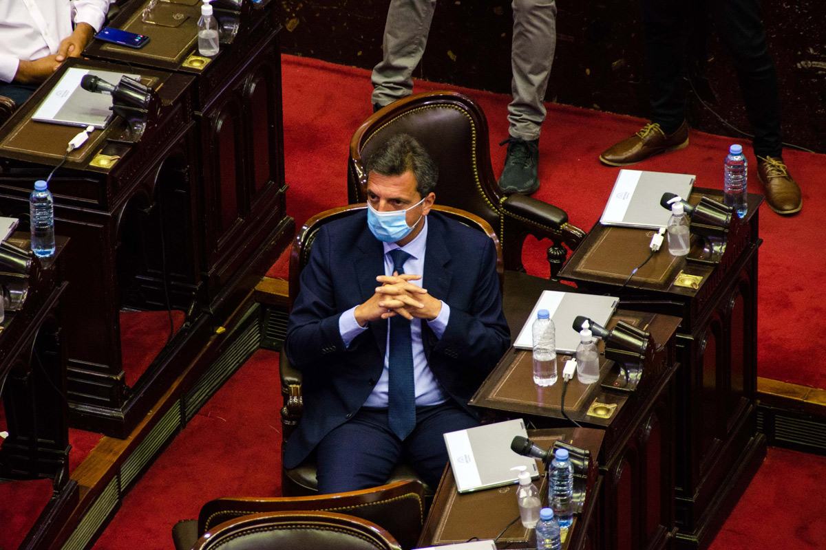 Massa fue reelegido como presidente de la Cámara de Diputados