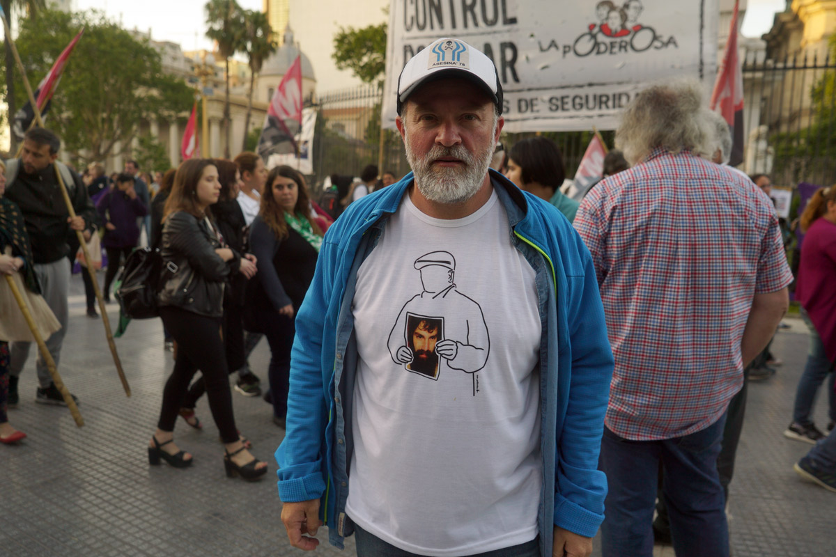 Nora Cortiñas y Estela de Carlotto, al frente de la 38º Marcha de la Resistencia