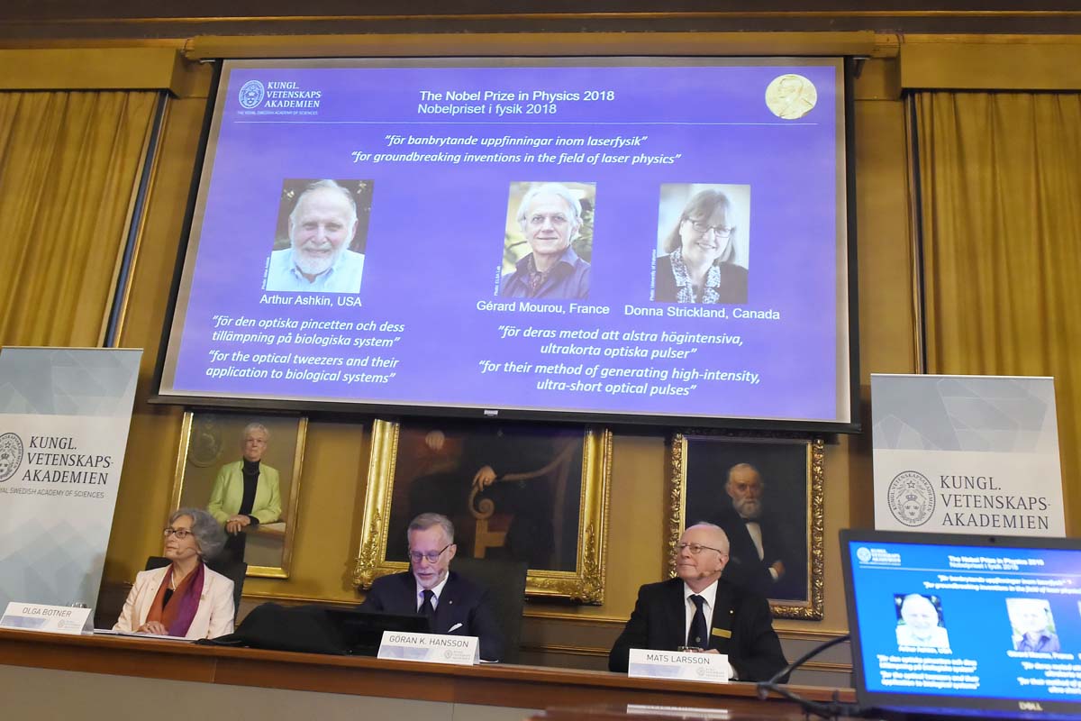 Nobel de Física para creadores de herramientas láser