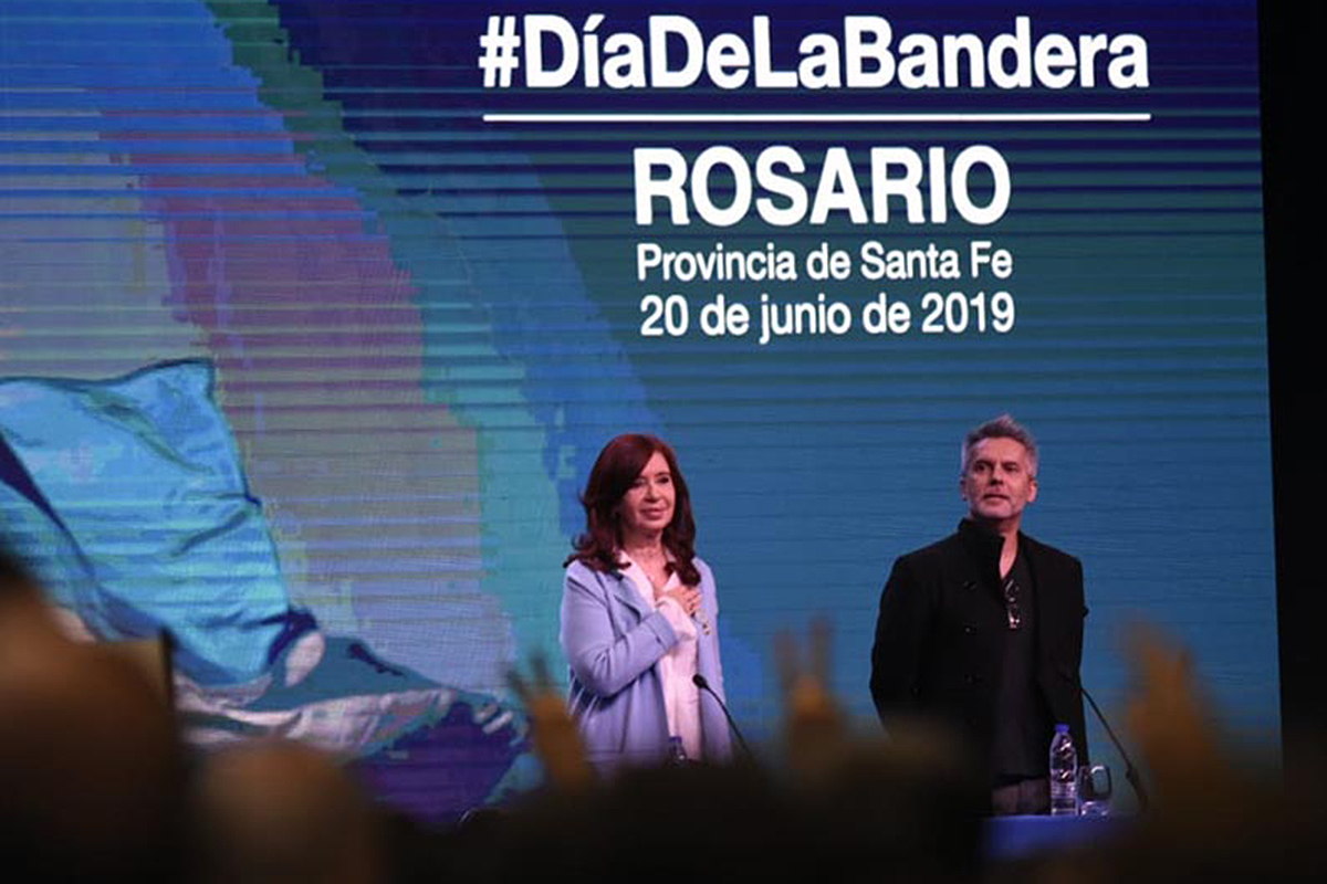 Cristina en Rosario: «Nada bueno puede surgir de una Argentina enferma de divisiones»