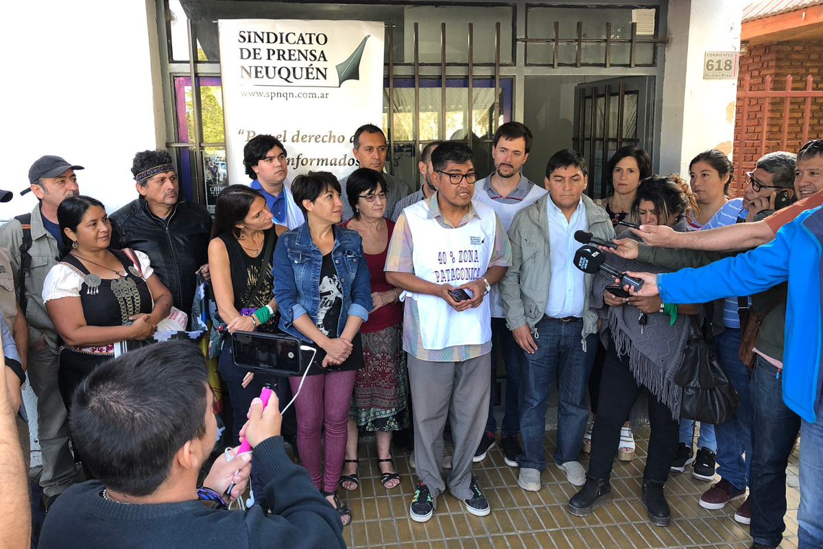 El Diario Río Negro, del Grupo Clarín, sumarió al secretario general del sindicato de prensa del Neuquén