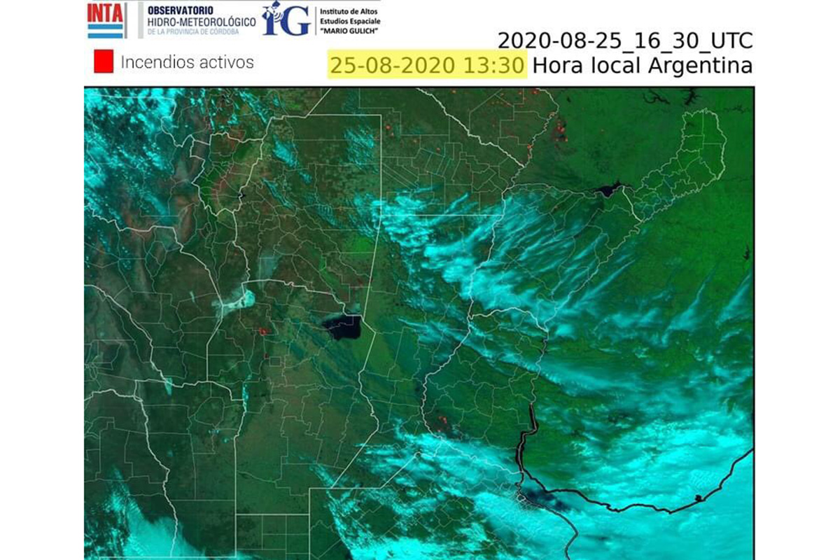 Incendios en Chaco: estiman que 90 por ciento son intencionales