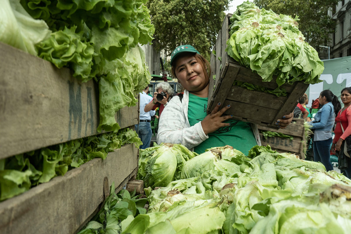 Zulma Molloja, quintera:  “Mandamos la verdura limpia y nos cuidamos entre todos”