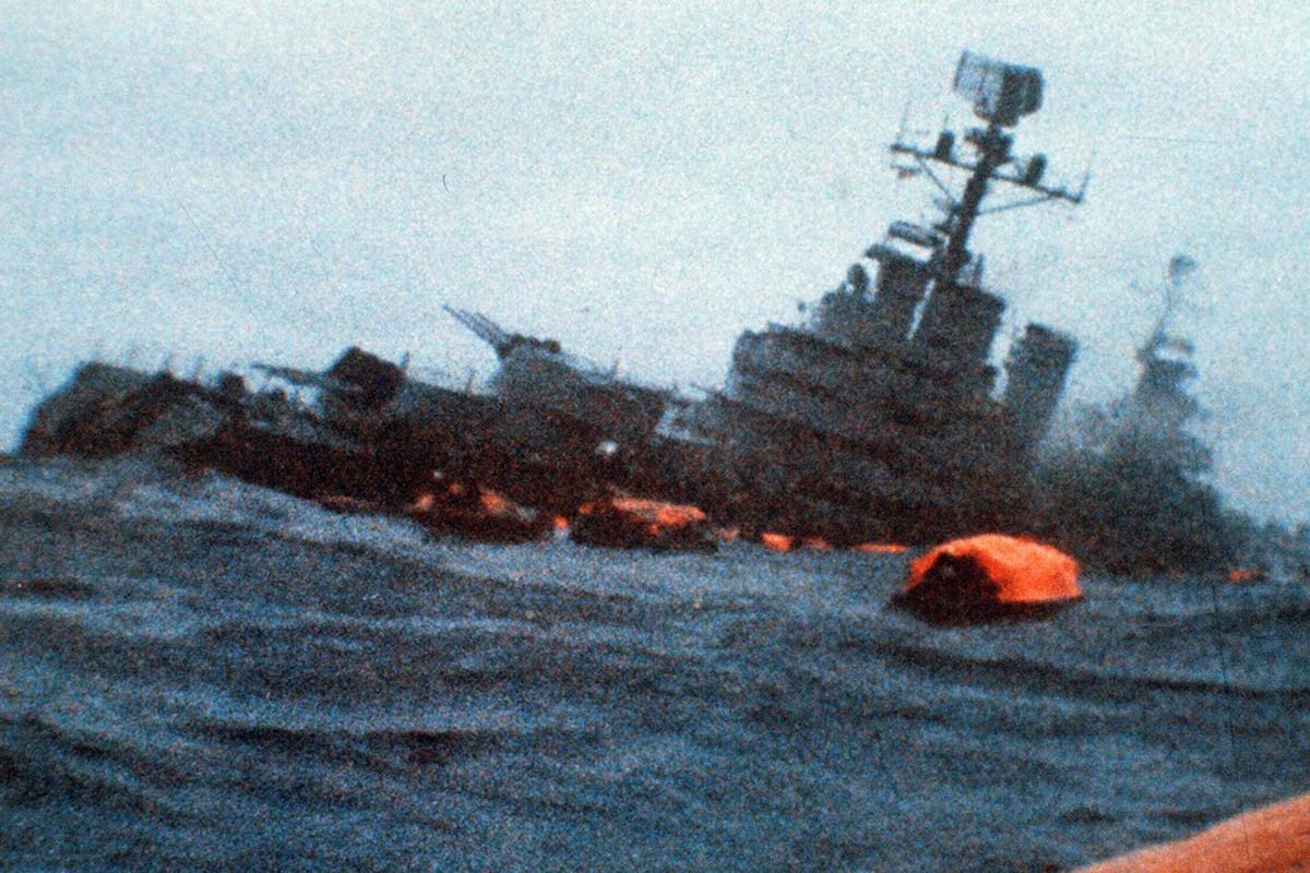 Malvinas: Para la Armada Argentina el ARA Belgrano «se hundió»