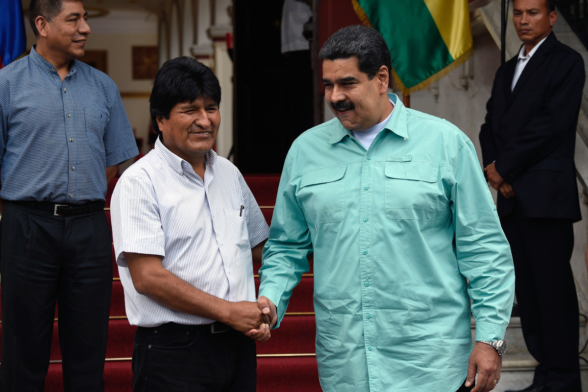 Evo Morales advierte: «Si pasa algo con la vida de Maduro, el responsable es Estados Unidos»