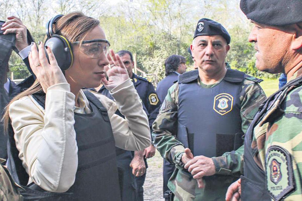 María Eugenia Vidal quiere seguir con su propio protocolo policial
